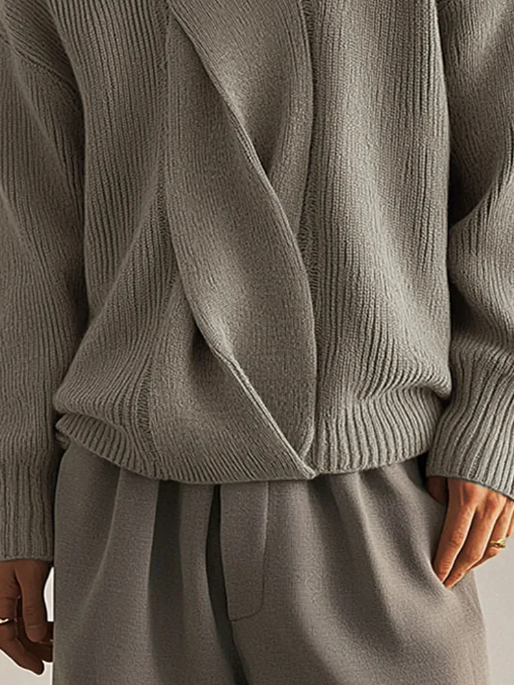 Stylish Soft Twist Design Sweater sold by Coofandy product image thumbnail 4