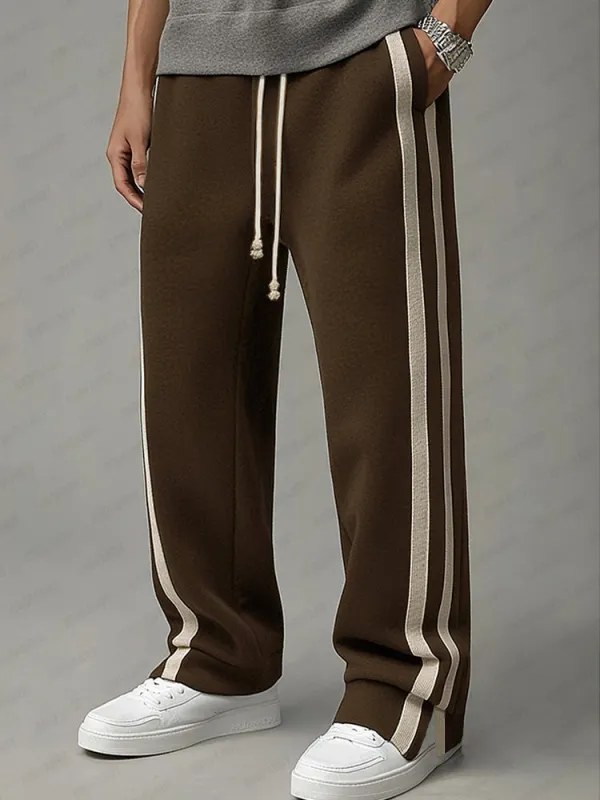 Casual Side Stripe Elastic Waist Pants sold by Coofandy