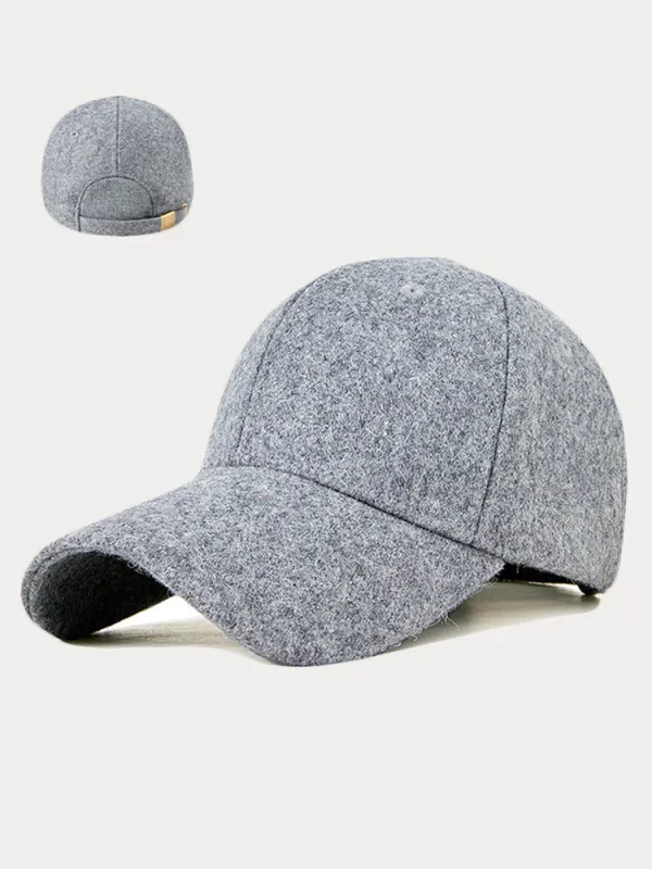 Premium Wool Blend Baseball Cap sold by Coofandy
