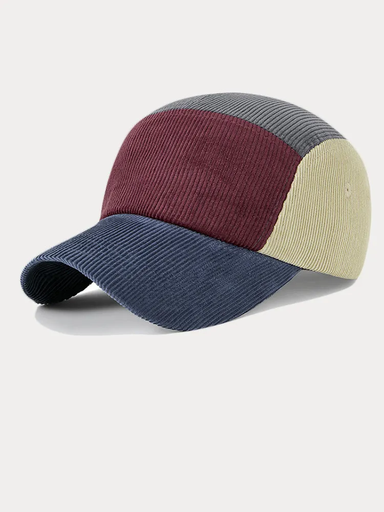 Stylish Contrast Color Corduroy Cap sold by Coofandy product image thumbnail 5