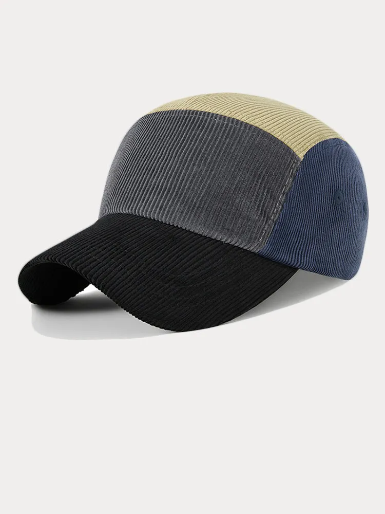 Stylish Contrast Color Corduroy Cap sold by Coofandy product image thumbnail 3