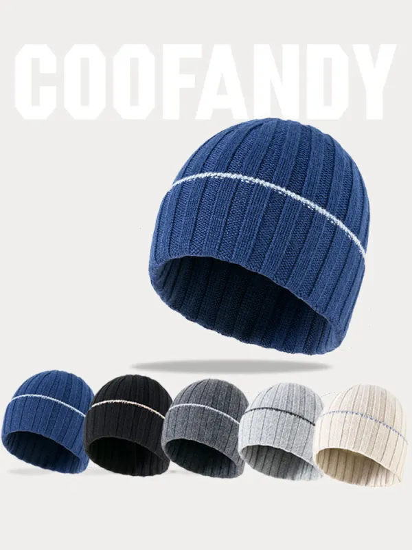 Versatile Wool Blend Knit Beanie sold by Coofandy