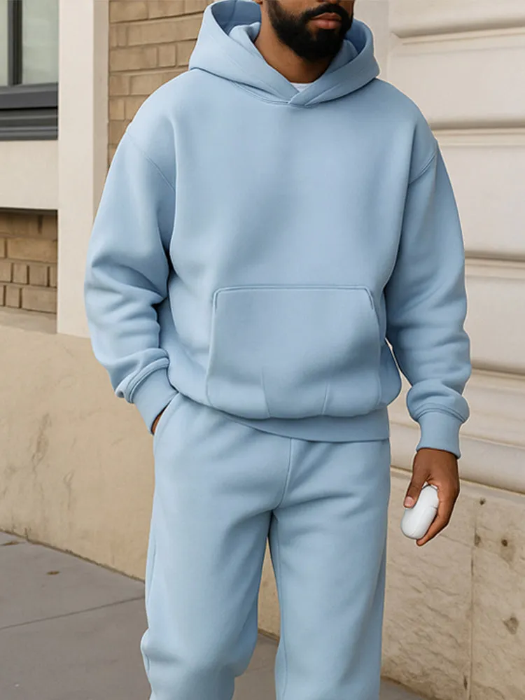 Classic Thick 2-Piece Sweatsuit Set sold by Coofandy product image thumbnail 3