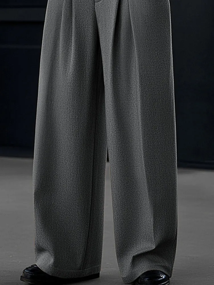 Casual Pleated Wide-Leg Pants sold by Coofandy product image thumbnail 4