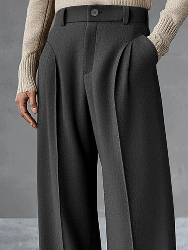 Premium Essential Wide-Leg Pants sold by Coofandy product image thumbnail 3