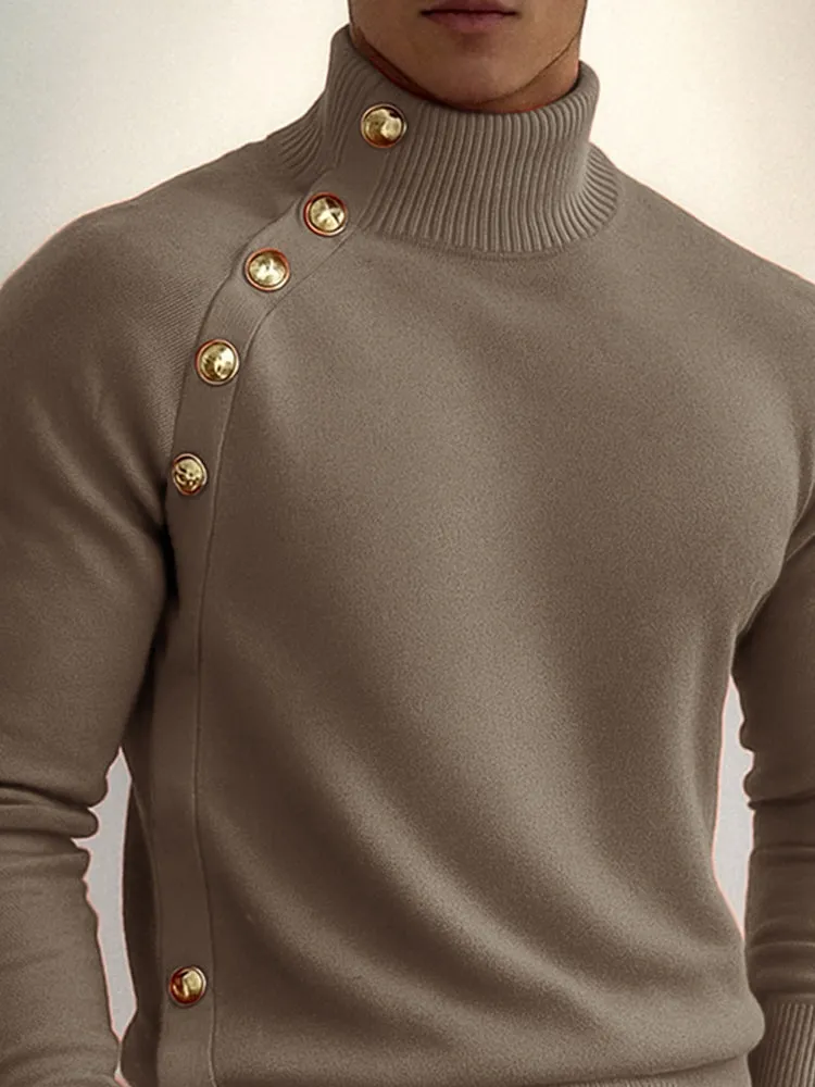 Ribbed Knit Turtleneck Sweater sold by Coofandy product image thumbnail 3