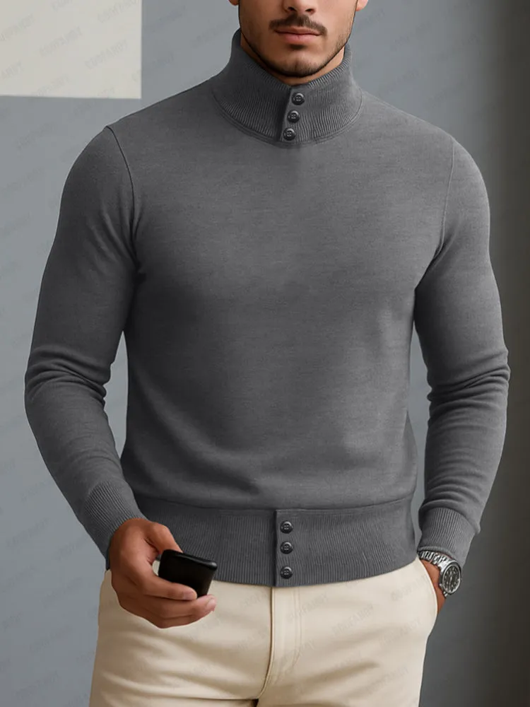 Urban Casual Ribbed Turtleneck Undershirt sold by Coofandy