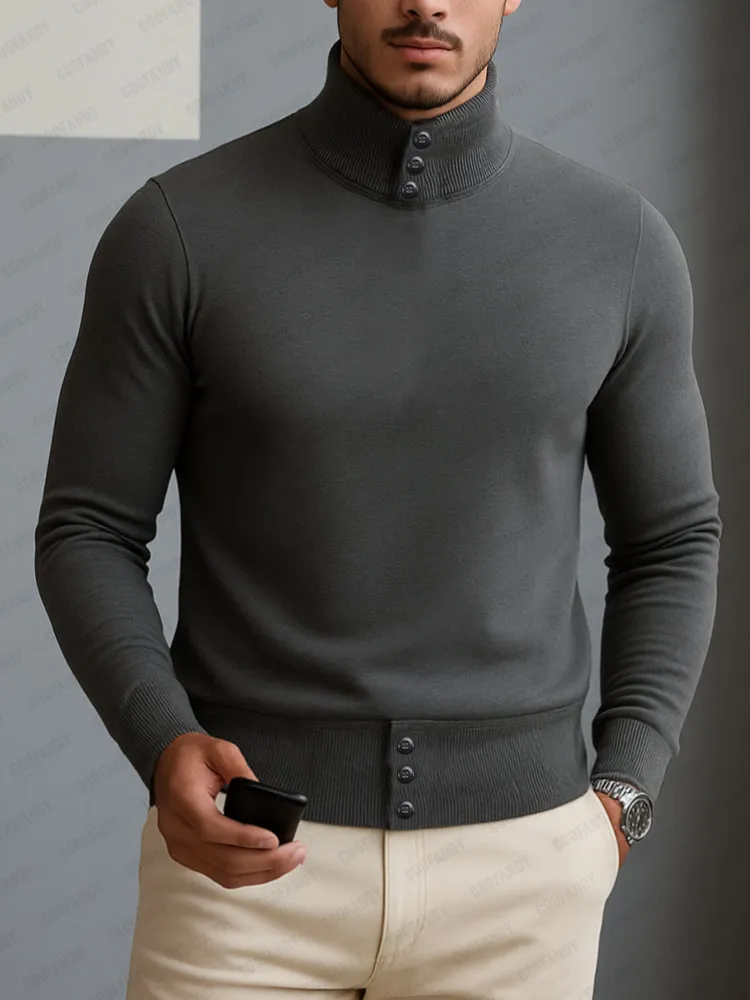 Urban Casual Ribbed Turtleneck Undershirt sold by Coofandy product image thumbnail 2