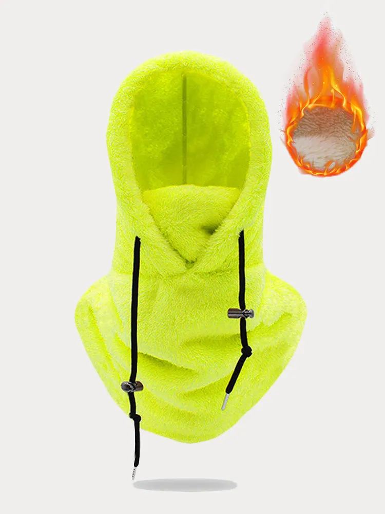 Thermal Fleece Hooded Ski Mask Face Cover Scarf sold by Coofandy product image thumbnail 4
