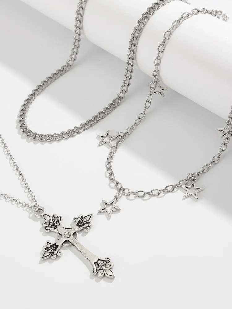 3-Piece Versatile Layered Necklace Set sold by Coofandy product image thumbnail 2