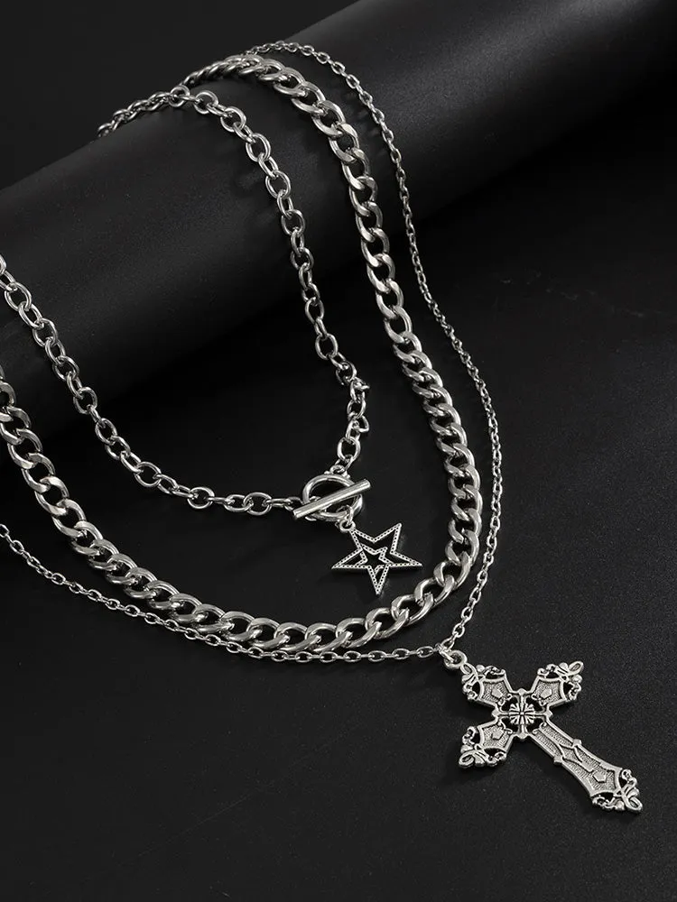 3-Piece Versatile Layered Necklace Set sold by Coofandy