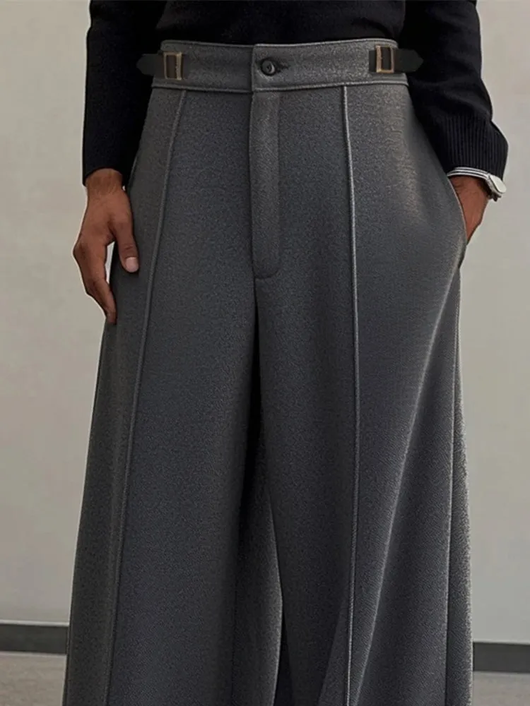 Casual Built-In Belt Design Pants sold by Coofandy product image thumbnail 4