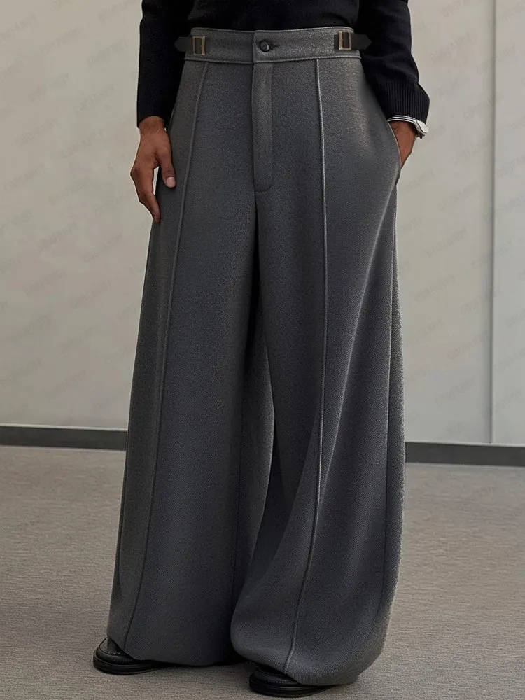 Casual Built-In Belt Design Pants sold by Coofandy