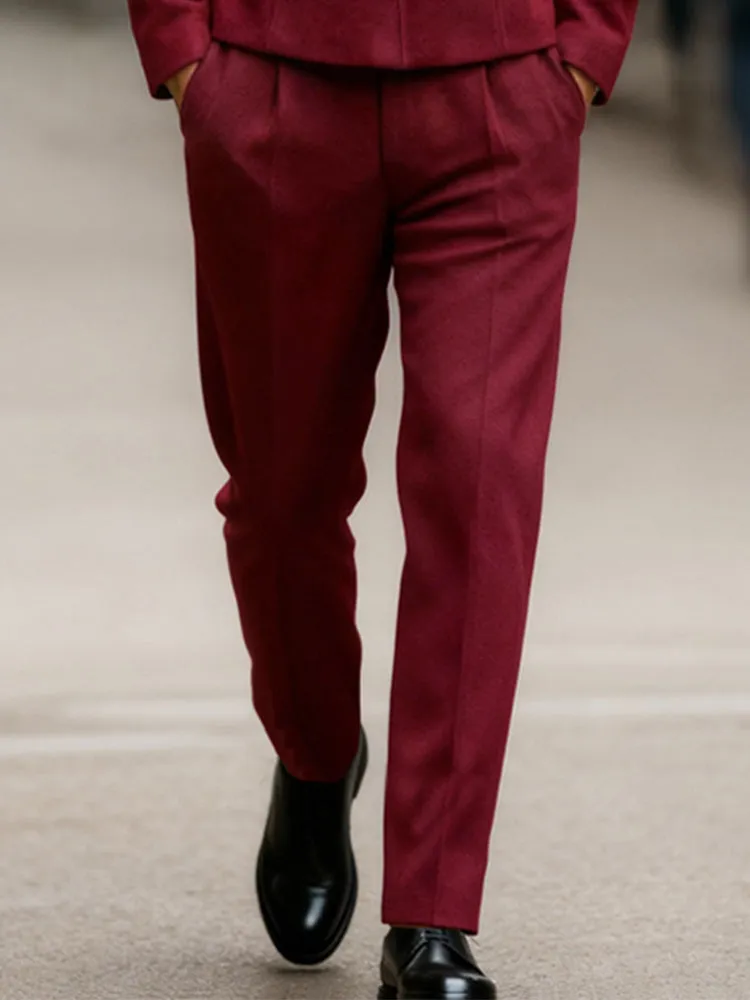 Bow Tie Design Blazer Pants Set sold by Coofandy product image thumbnail 4