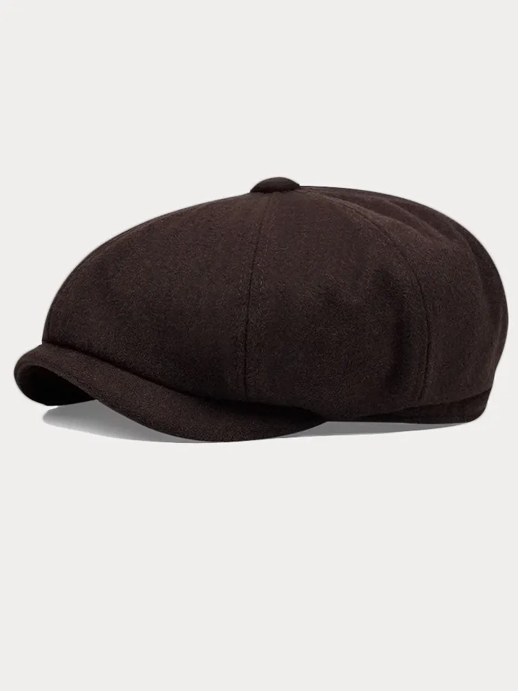 Vintage-Inspired Cotton Blend Newsboy Cap sold by Coofandy product image thumbnail 3