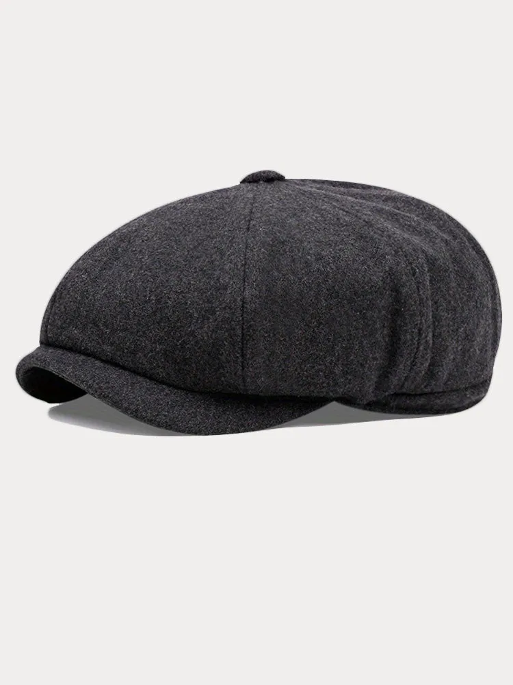 Vintage-Inspired Cotton Blend Newsboy Cap sold by Coofandy product image thumbnail 4