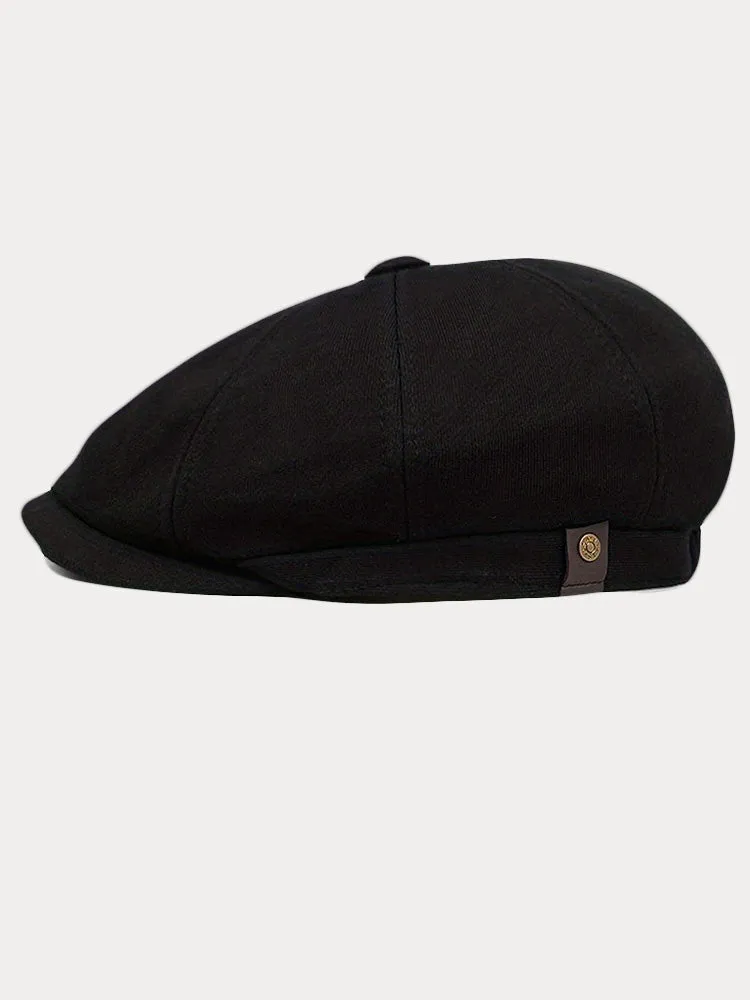 Versatile Cotton Blend Newsboy Cap sold by Coofandy product image thumbnail 5