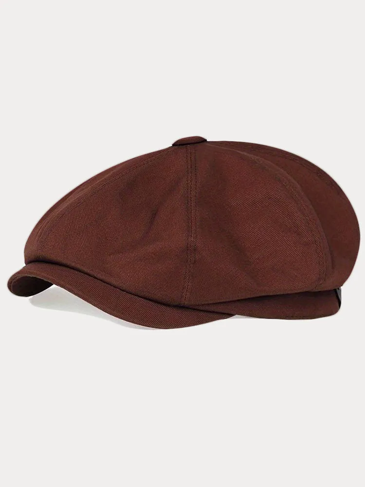 Classic Cotton Blend Newsboy Cap sold by Coofandy