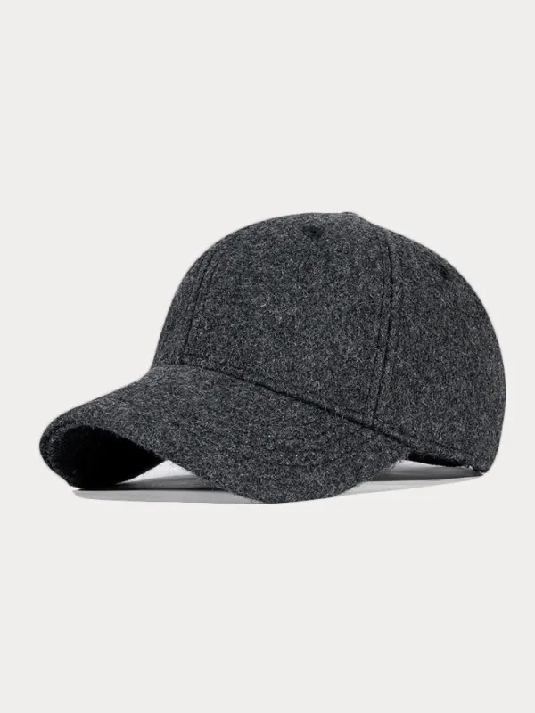 Athleisure Wool Blend Short Brim Baseball Cap made by Coofandy