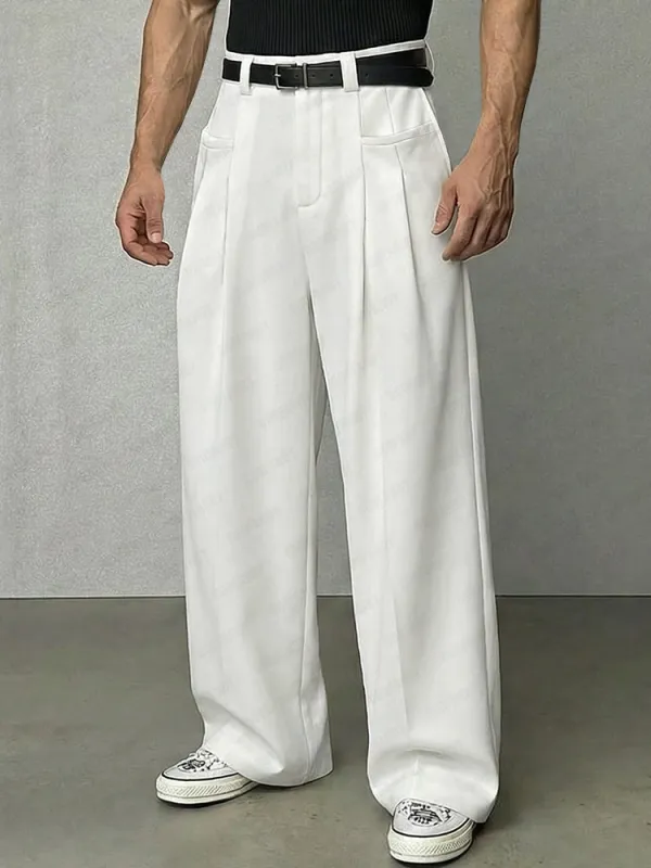 Premium Straight Leg High Waist Pants sold by Coofandy