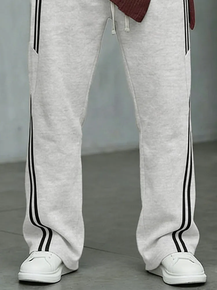 Sporty Side Stripe Straight Leg Pants sold by Coofandy product image thumbnail 4