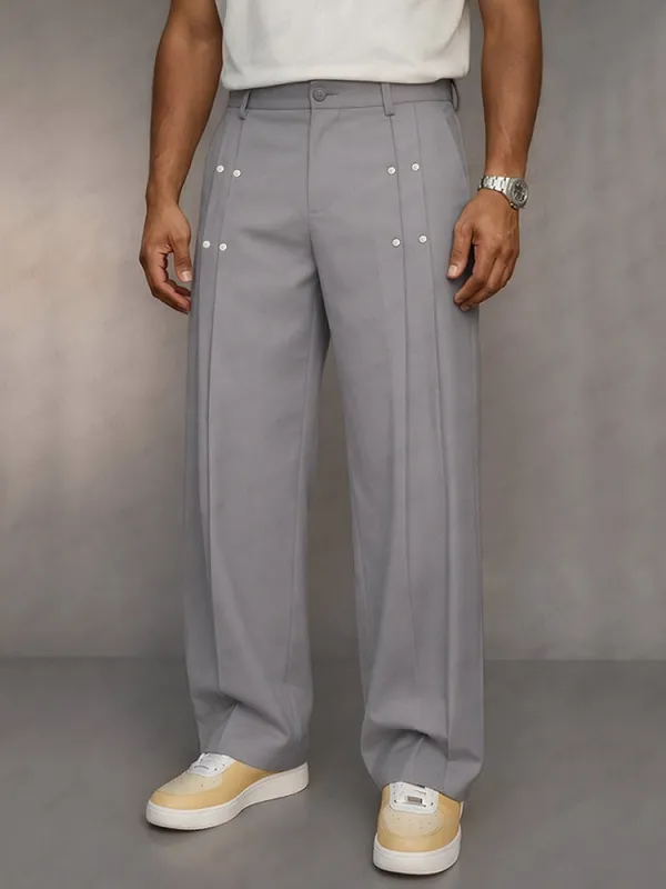 Urban Casual Double Pleated Suit Pants sold by Coofandy