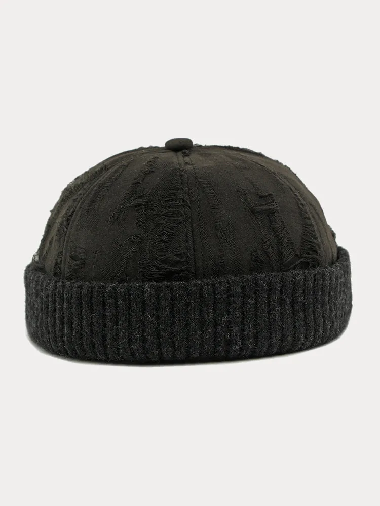 Stylish Knit Distressed Beanie Hat sold by Coofandy product image thumbnail 4