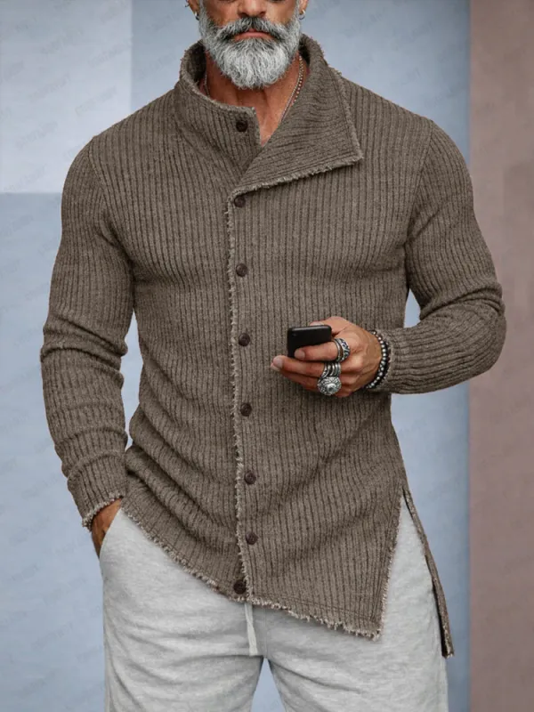 Premium Asymmetrical Raw Edge Top made by Coofandy