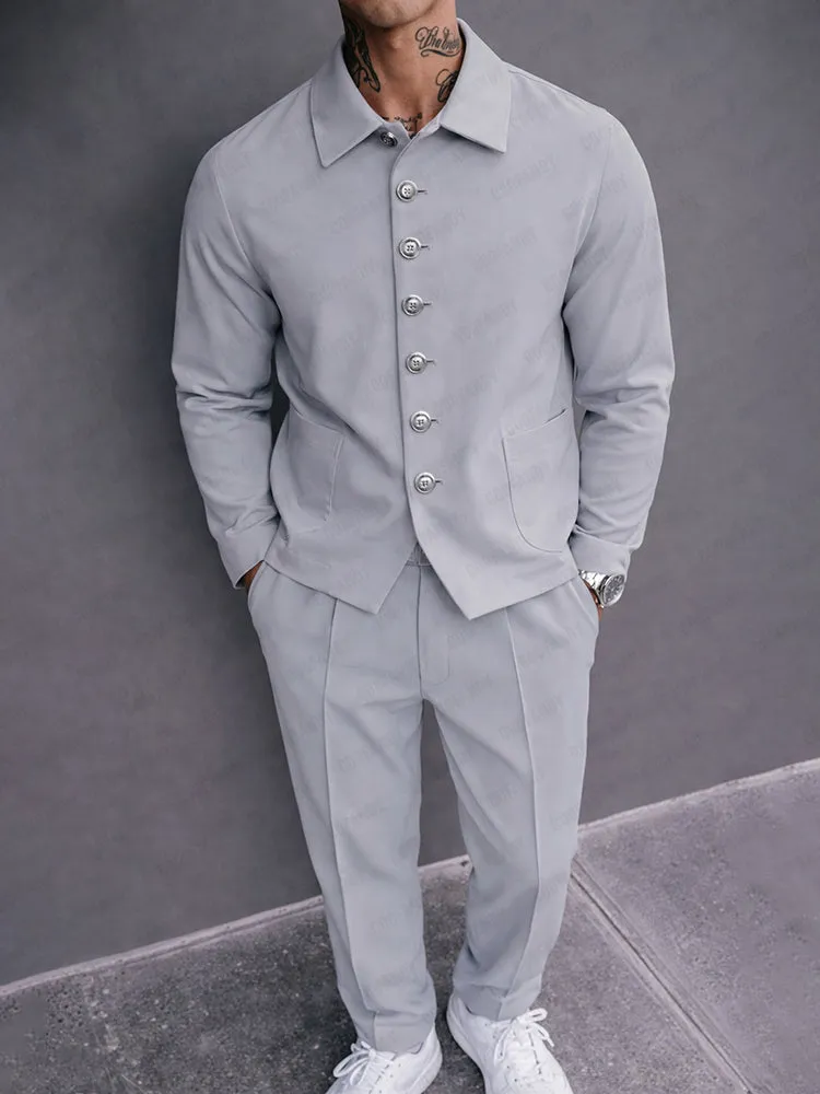 Modern Comfy Shirt and Pants Set sold by Coofandy