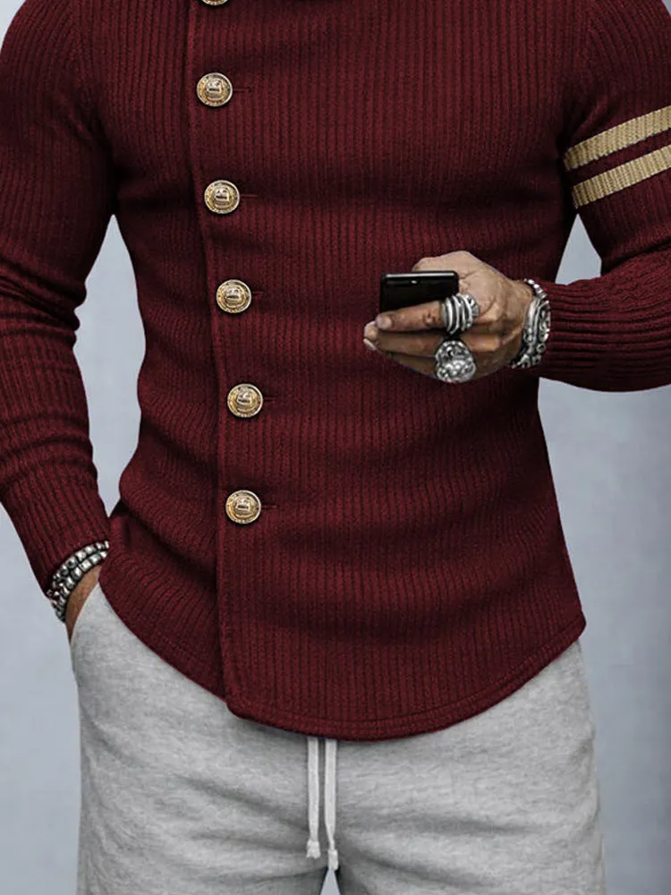 Premium Contrast Color Turtleneck Knit Top sold by Coofandy product image thumbnail 4