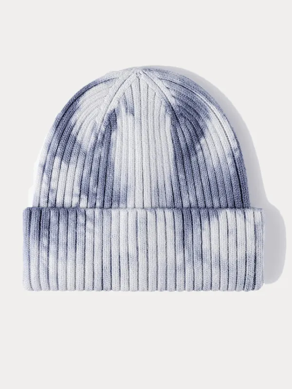 Stylish Tie-Dye Style Knit Beanie sold by Coofandy