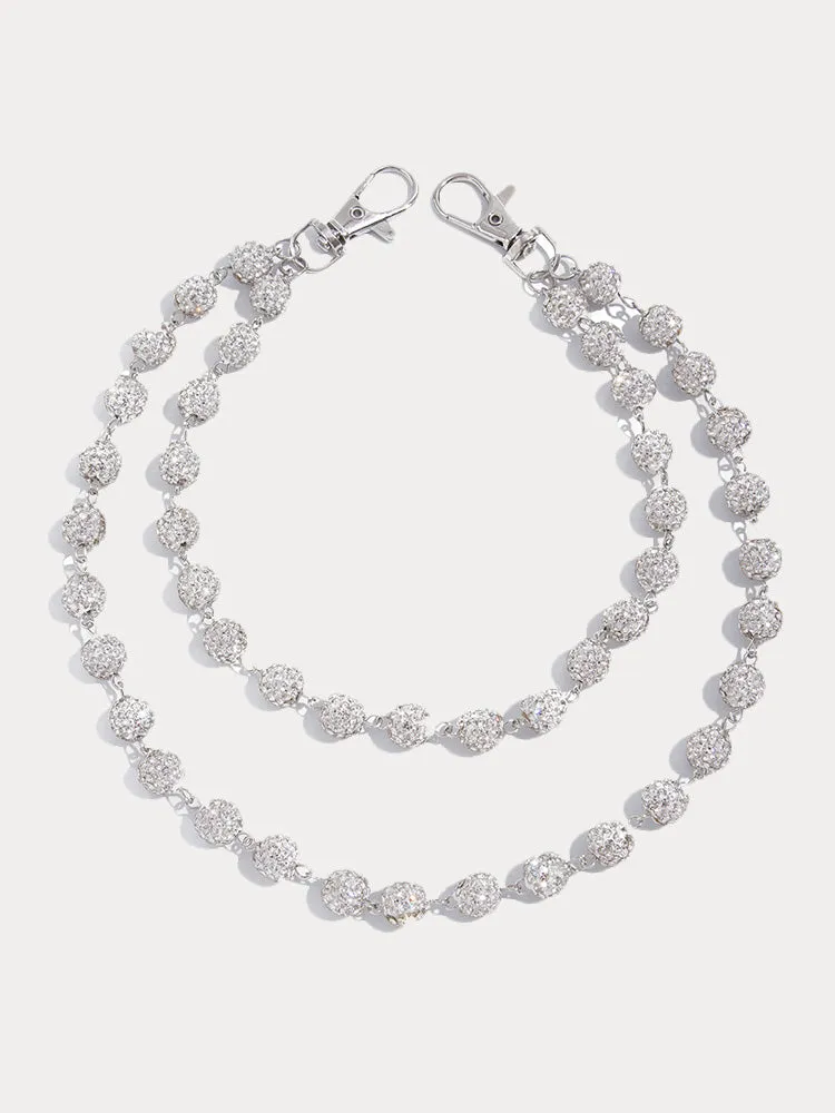 Hip-Hop Street Rhinestone Keychain Wallet Pants Chain sold by Coofandy product image thumbnail 2