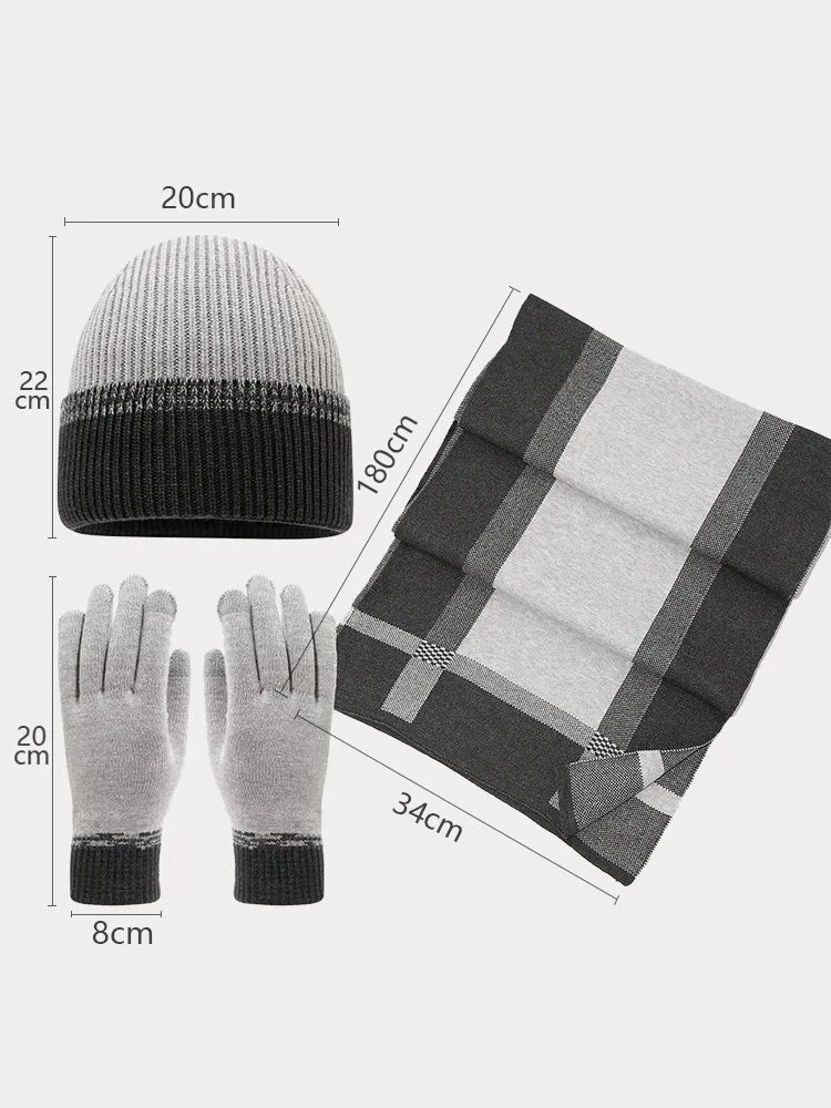 3-in-1 Winter Beanie Hat Scarf Gloves Set sold by Coofandy product image thumbnail 5
