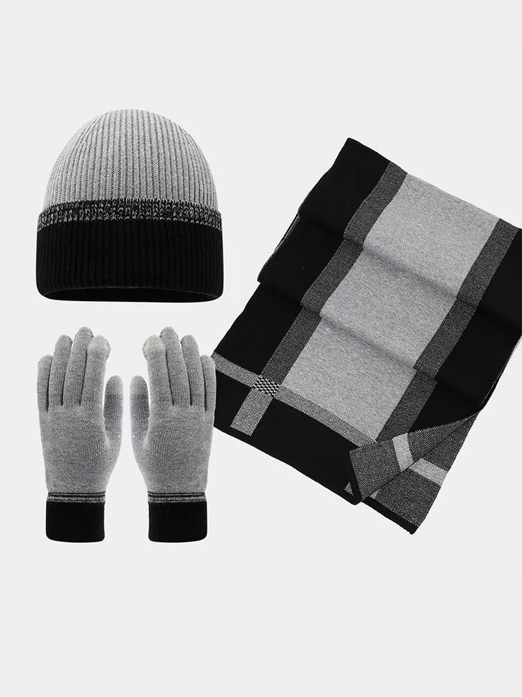 3-in-1 Winter Beanie Hat Scarf Gloves Set sold by Coofandy product image thumbnail 3