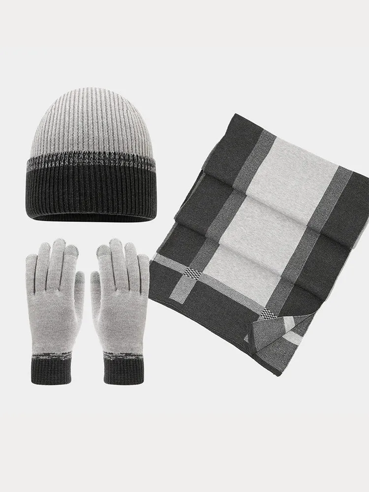 3-in-1 Winter Beanie Hat Scarf Gloves Set sold by Coofandy product image thumbnail 4