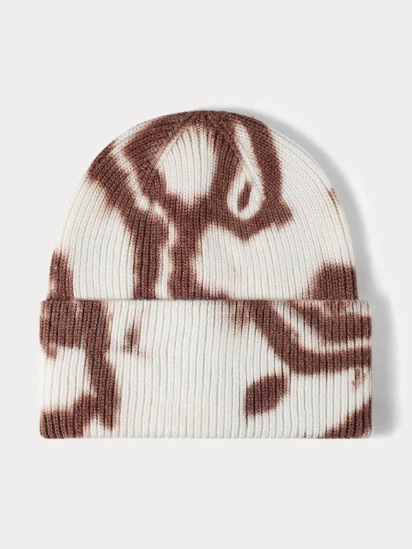 Street Style Tie-Dye Knit Beanie sold by Coofandy