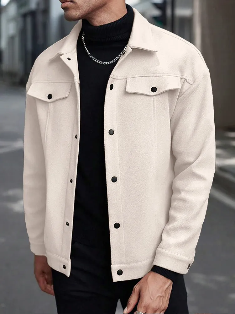 Casual Stylish Button Down Lapel Jackets sold by Coofandy product image thumbnail 4