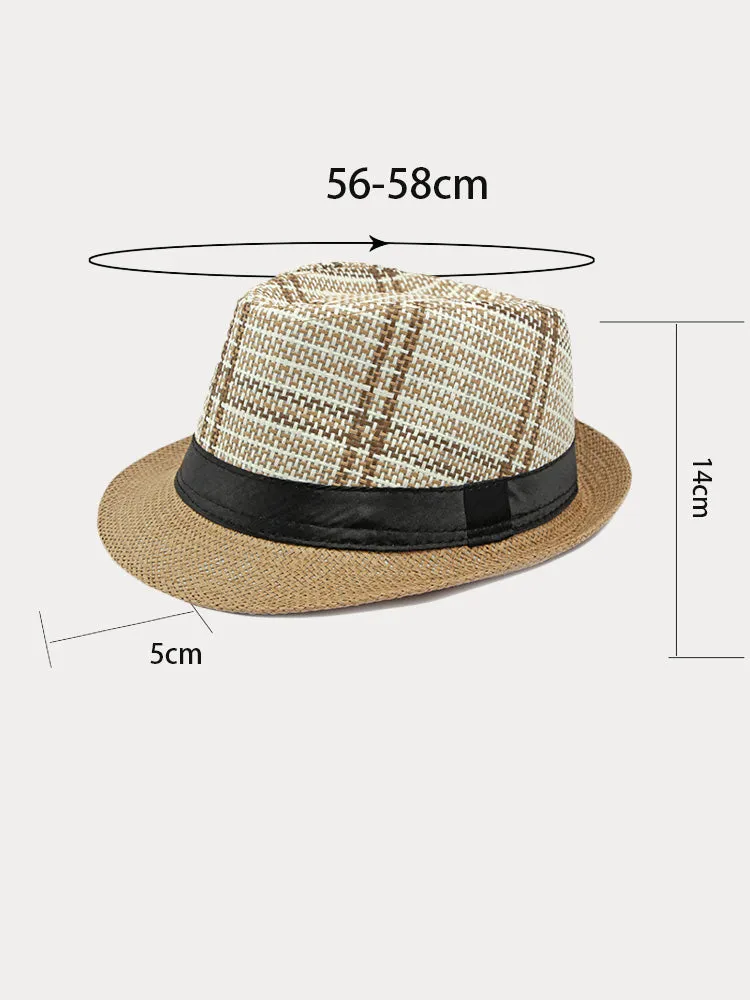 Vintage Sun Protection Fedora Hat sold by Coofandy product image thumbnail 4