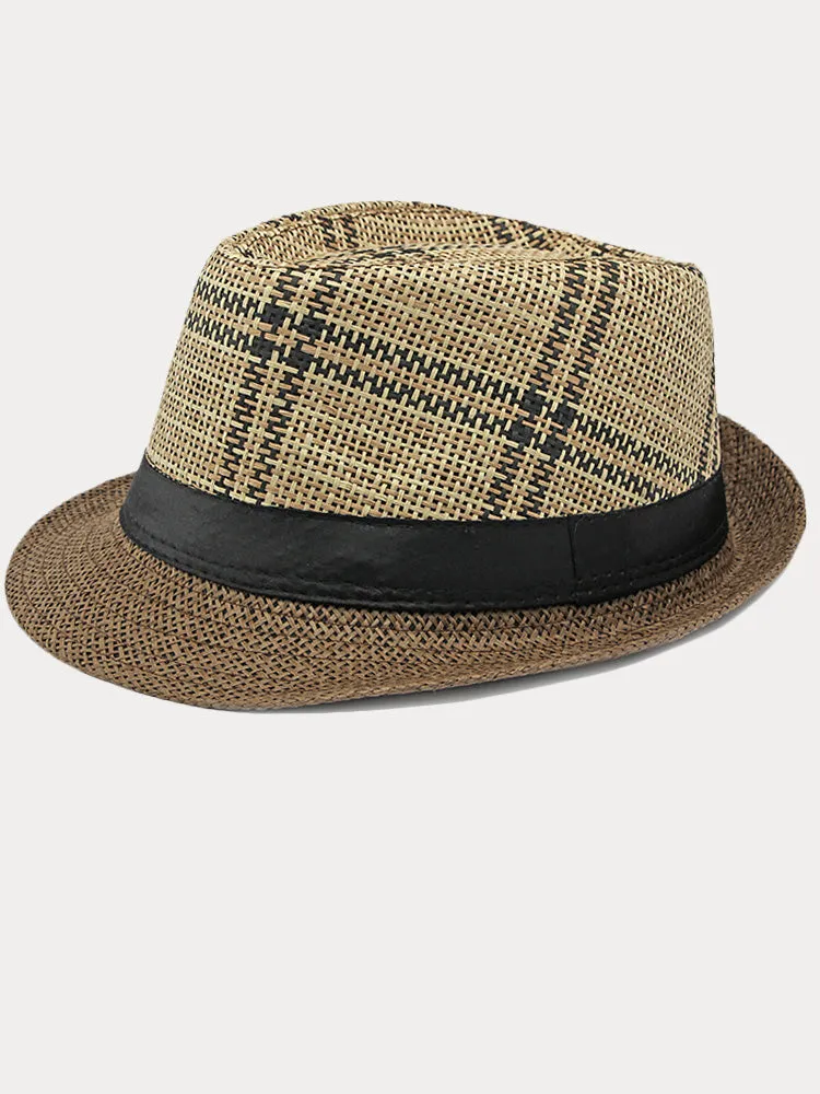 Vintage Sun Protection Fedora Hat sold by Coofandy product image thumbnail 3