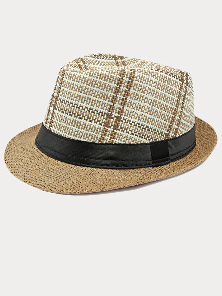 Vintage Sun Protection Fedora Hat sold by Coofandy product image thumbnail 5