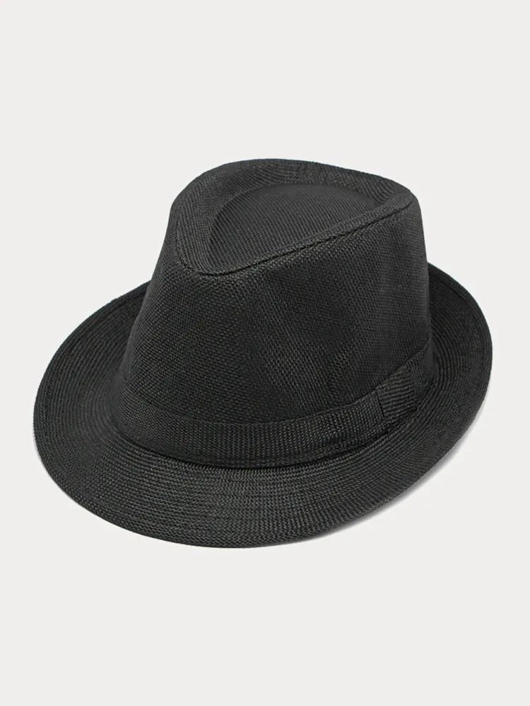 Beach Sun Protection 100% Cotton Fedora Hat sold by Coofandy product image thumbnail 5