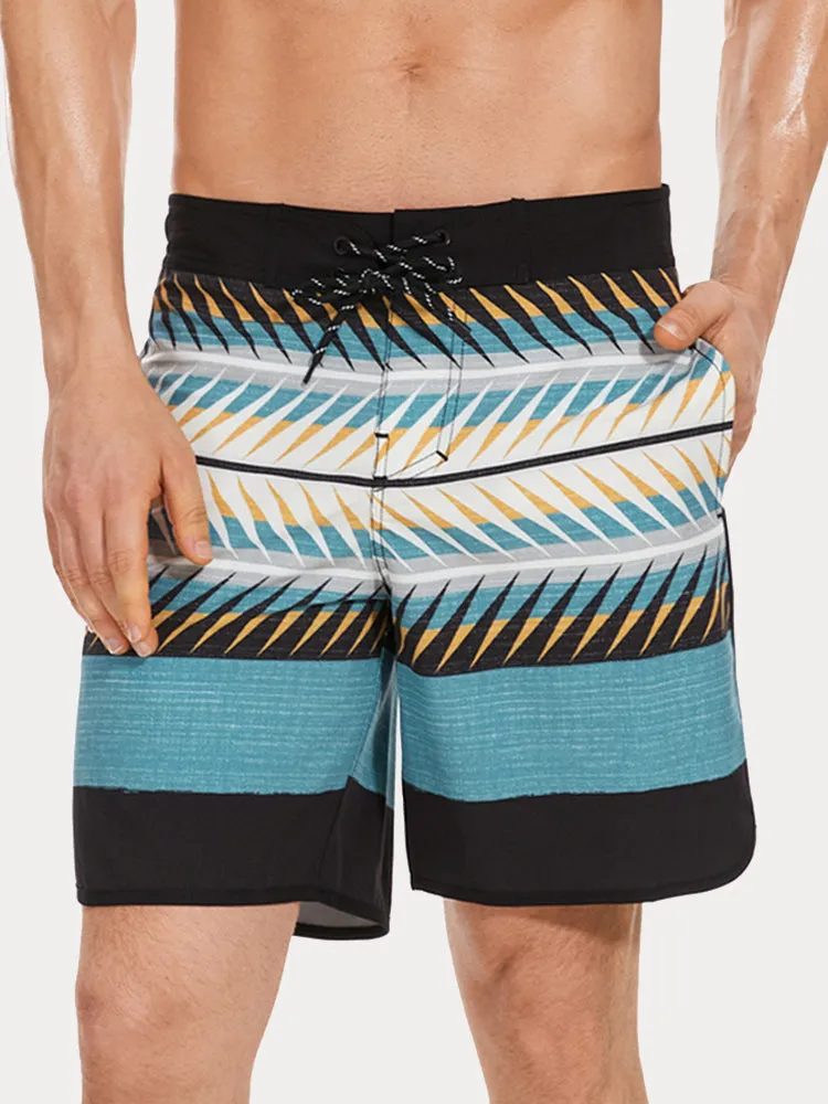 Men's Quick-Dry Multi-Pocket Printed Swim Trunks sold by Coofandy product image thumbnail 3