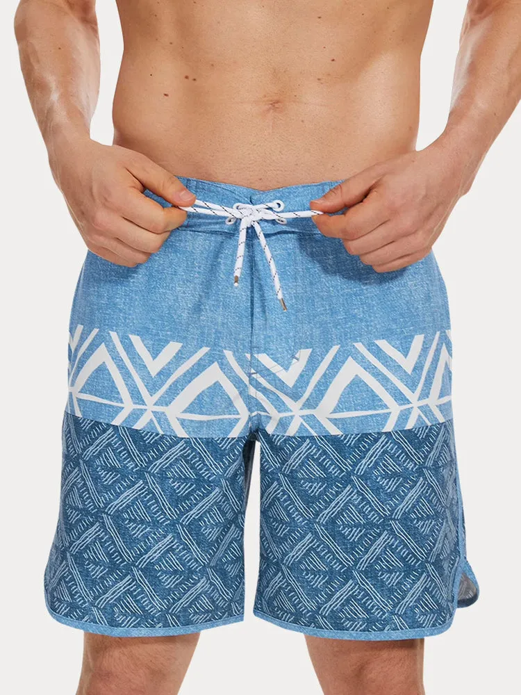 Men's Quick-Dry Multi-Pocket Printed Swim Trunks sold by Coofandy product image thumbnail 5