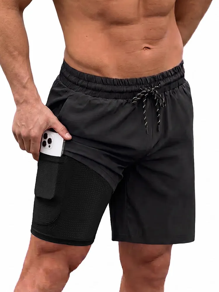 Classic Compression Liner 2 in 1 Boardshorts (US Only) sold by Coofandy product image thumbnail 3