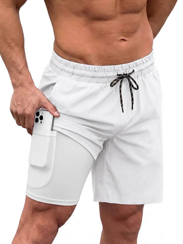 Classic Compression Liner 2 in 1 Boardshorts (US Only) sold by Coofandy product image thumbnail 2