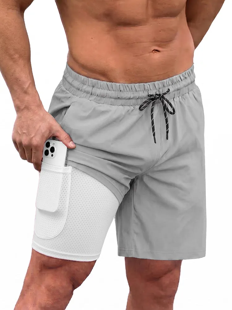 Classic Compression Liner 2 in 1 Boardshorts (US Only) sold by Coofandy product image thumbnail 5