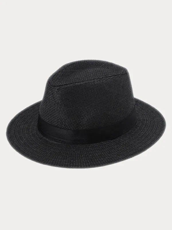 Unisex Structured Panama Straw Hat made by Coofandy