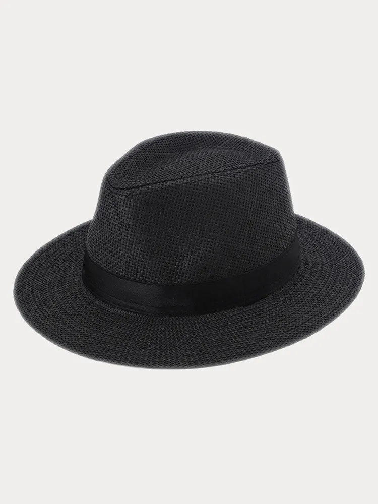 Unisex Structured Panama Straw Hat sold by Coofandy