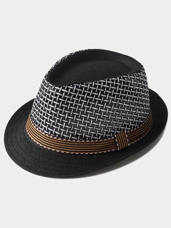 Unisex Summer Straw Panama Hat made by Coofandy