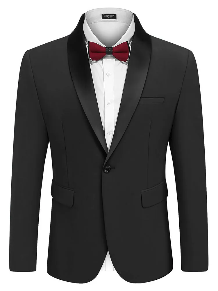 Tuxedo Wedding Party Suit Jacket (US Only) sold by Coofandy product image thumbnail 2